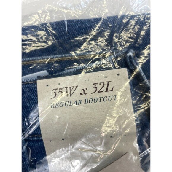 Blue Ranchwear Buckaroo Jeans Men’s 35x32 Medium Wash Regular Bootcut Denim NWT - Picture 2 of 6